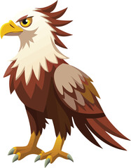 Obraz premium An eagle bird vector artwork illustration