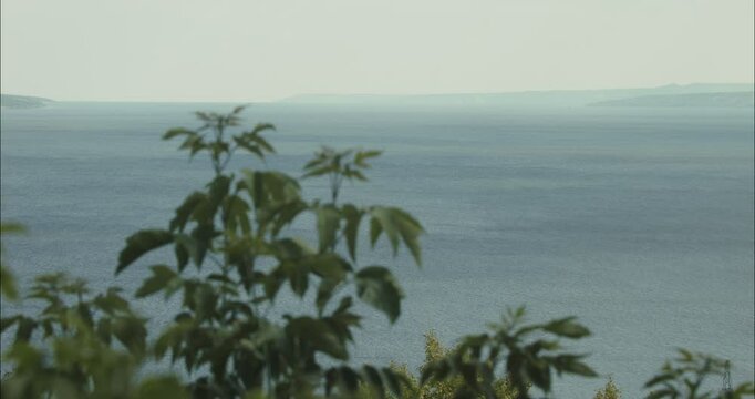 Volga river landscape near Ulyanovsk