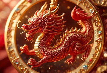 Fototapeta premium chinese style dragon