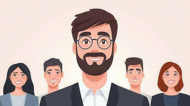 A manager recognizing an employee for their achievements in front of the team