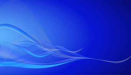 Colorful wavy line abstract background, vector illustration, stock illustration