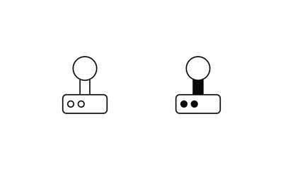 Joy Stick icon. Computer hardware icon design. vector graphic