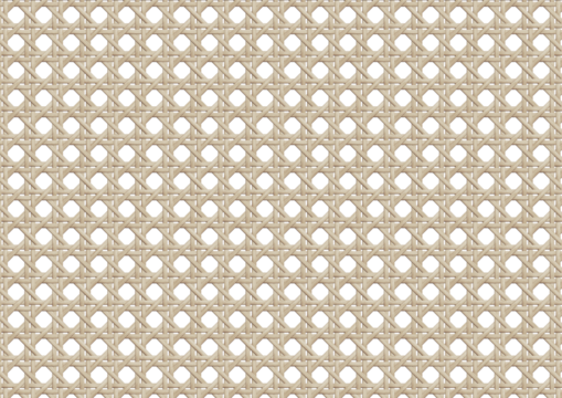 Material rattan woven lattice panels seamless pattern, background and decorating. A pattern of squares and triangles is shown in a tan color - Powered by Adobe