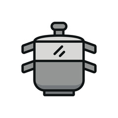 Obraz premium Stream cooking icon vector design templates simple and modern