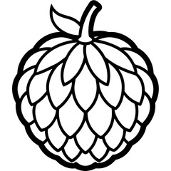 Elegant Balsam Apple Vector Art Design