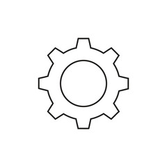 Setting symbol. repair, Optimizing, Workflow Concept. 3D Vector Icon. Cartoon Minimal Style. Settings icon vector Illustration. Cogwheel Gear on white background. Cogwheel mechanism symbol.
