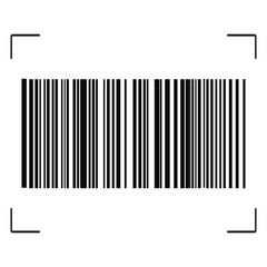 Barcode isolated on white background. Code stripes sticker. Barcode labels, customers qr code.