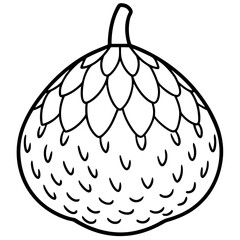 Geometric Salak Line Art Design