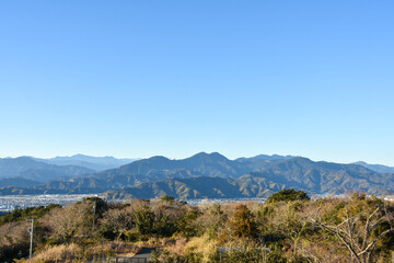 日本平から眺める静岡市街の風景