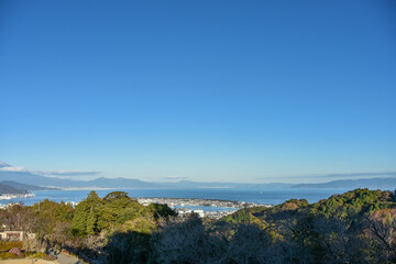 Fototapeta premium 日本平から眺める駿河湾の風景