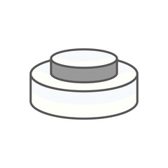 Cpu Cell icon. Computer hardware icon design. vector graphic