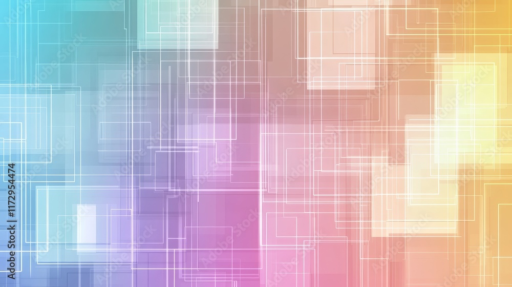 Poster abstract colorful background with geometric shapes and gradients for design purposes.
