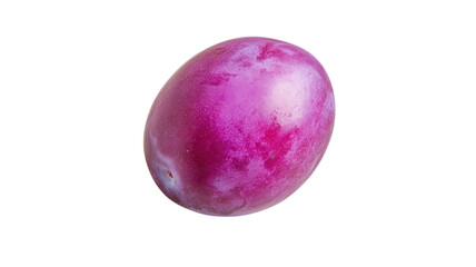 Fototapeta premium A Small Purple Plum with a Smooth Skin Perfect for Culinary Use and Healthy Snacking, Showcasing Its Vibrant Color and Freshness.