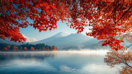 autumn in the mountains