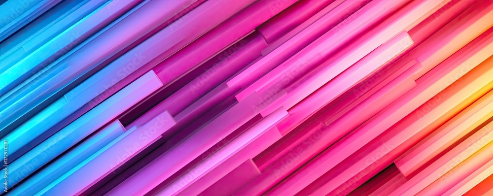 Poster neon abstract background idea. vibrant abstract background with dynamic lines in pink and blue hues.