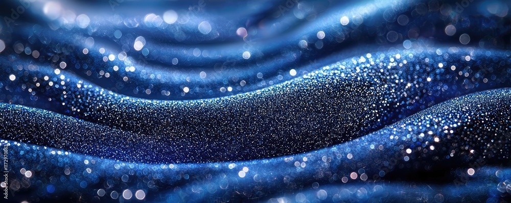 Poster glitter abstract background concept. a mesmerizing close-up of shimmering waves, showcasing sparklin