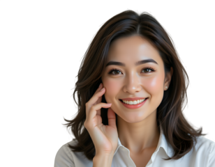 Portrait of a Smiling Young Woman