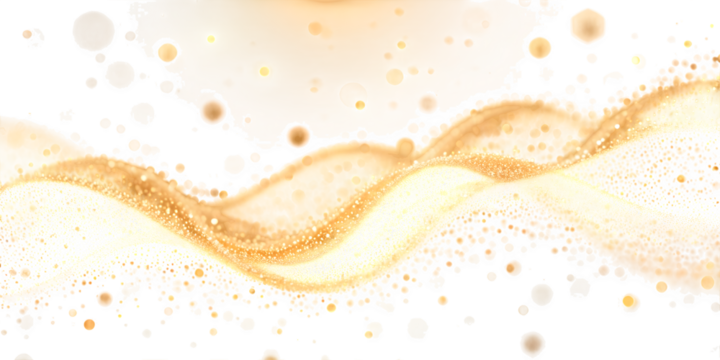 Golden Wave Abstract Background