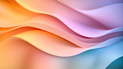 Pastel abstract background concept. Vibrant colorful waves creating an abstract background for creative projects.