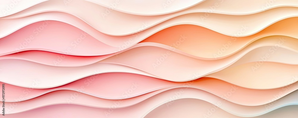 Poster pastel abstract background concept. abstract wave pattern design with soft colors for modern backgro