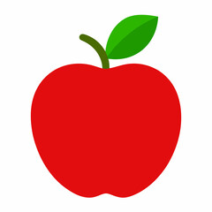 red apple illustration