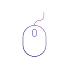 Mouse icon. Computer hardware icon design. vector graphic