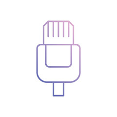 Ethernet Cable icon. Computer hardware icon design. vector graphic