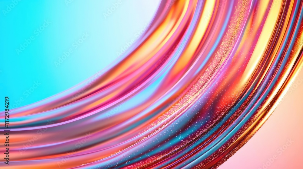 Poster glitter abstract background concept. vibrant abstract shapes with colorful gradients for creative de