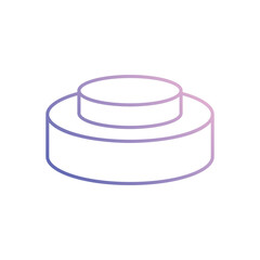 Cpu Cell icon. Computer hardware icon design. vector graphic