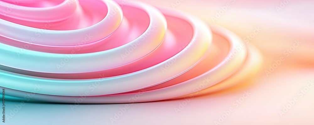 Poster pastel abstract background concept. abstract fluid shapes in soft pastel colors create a dreamy visu