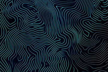 Obraz premium Abstract close-up of a glowing blue digital circuit board, showcasing intricate connections and technological design on a black background. 