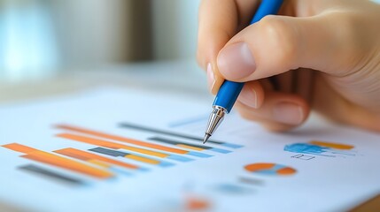 Closeup of hand sketching a business model canvas on paper with colorful markers