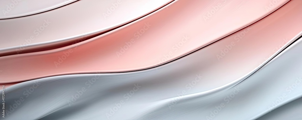 Poster pastel abstract background concept. smooth flowing fabric texture in soft pastel colors for design a