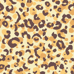 Abstract modern leopard seamless pattern. Animals trendy background. Color decorative vector stock illustration for print, card, postcard, fabric, textile. Modern ornament of stylized skin.