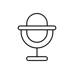 Obraz premium Microphone icon. Computer hardware icon design. vector graphic
