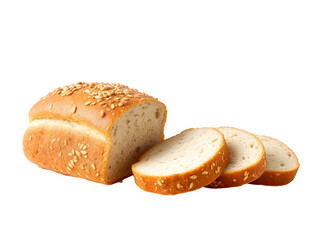 bread isolated on transparent background 