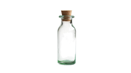 A Tiny Glass Bottle with a Cork Stopper: Ideal for Vintage Decor, Craft Projects, and Gifts for Special Occasions.
