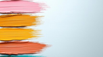 Gentle and soft pastel brush strokes, calming background