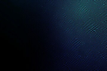 Obraz premium Abstract close-up of a glowing blue digital circuit board, showcasing intricate connections and technological design on a black background. 