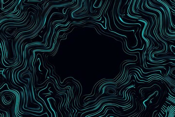 Abstract close-up of a glowing blue digital circuit board, showcasing intricate connections and technological design on a black background.
