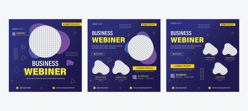 digital business marketing strategies live webinar Annual Business Conference live webinar banner invitation - Powered by Adobe