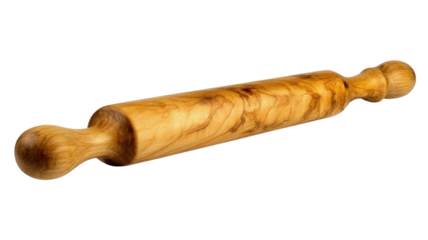 A Traditional Wooden Rolling Pin Ideal for Baking and Cooking Enthusiasts in Various Culinary Settings.