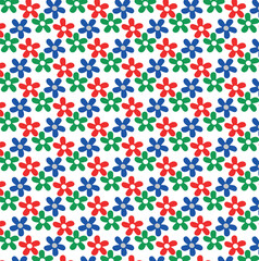 seamless pattern with flowers