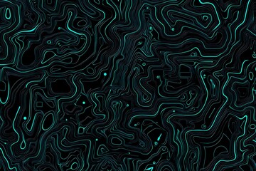 Abstract close-up of a glowing blue digital circuit board, showcasing intricate connections and technological design on a black background.
