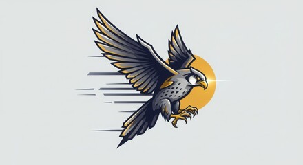 Obraz premium Eagle mascot logo for sport and sport or gamer team logo