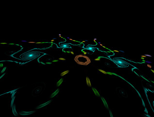 Imaginatory fractal abstract background Image