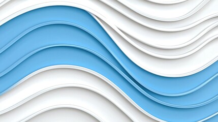 Obraz premium Subtle water ripples in light blue shades, refreshing and soft