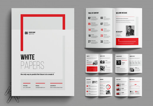 Professional White Paper Design for Business Growth