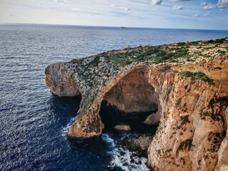 Blue Grotto rock formation