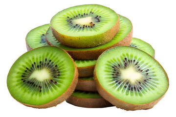 Fototapeta premium kiwi fruit isolated on transparent background